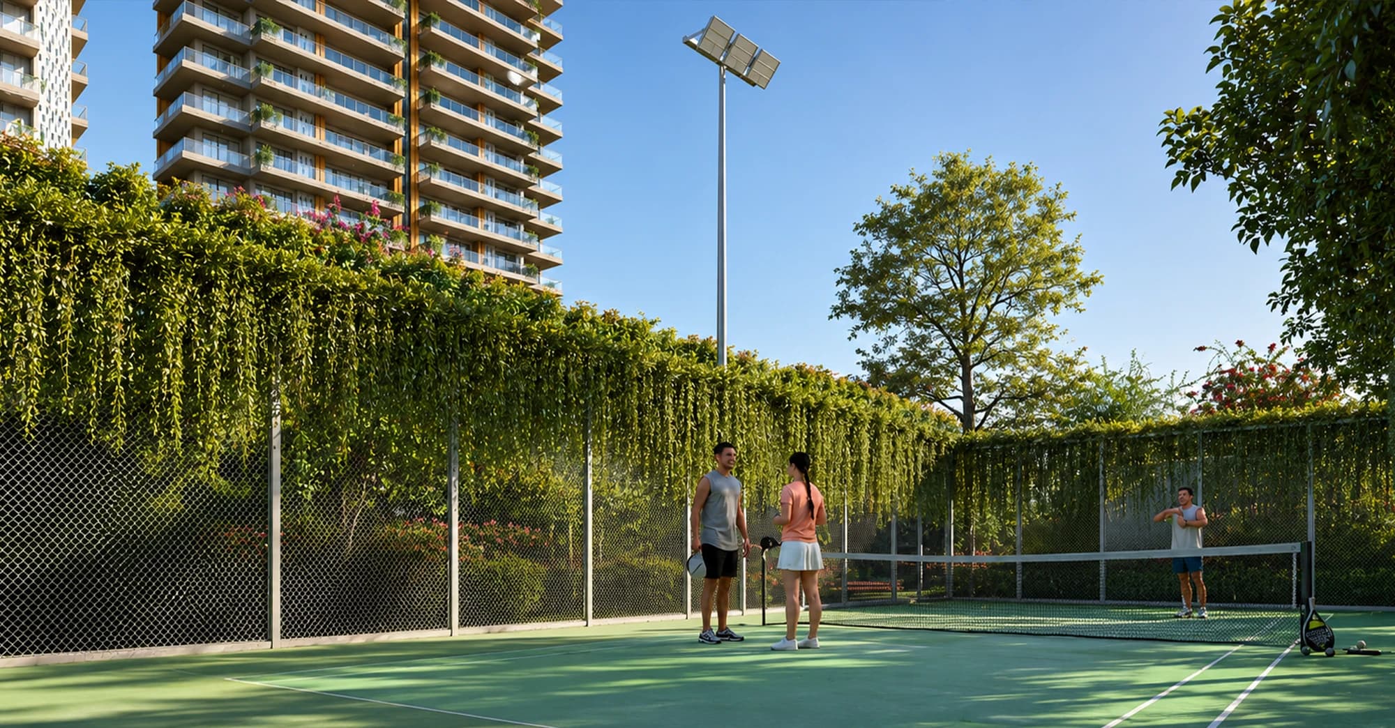 Pickleball court